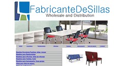 Desktop Screenshot of fabricantedesillas.com