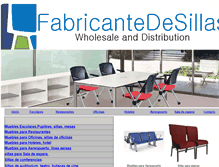 Tablet Screenshot of fabricantedesillas.com